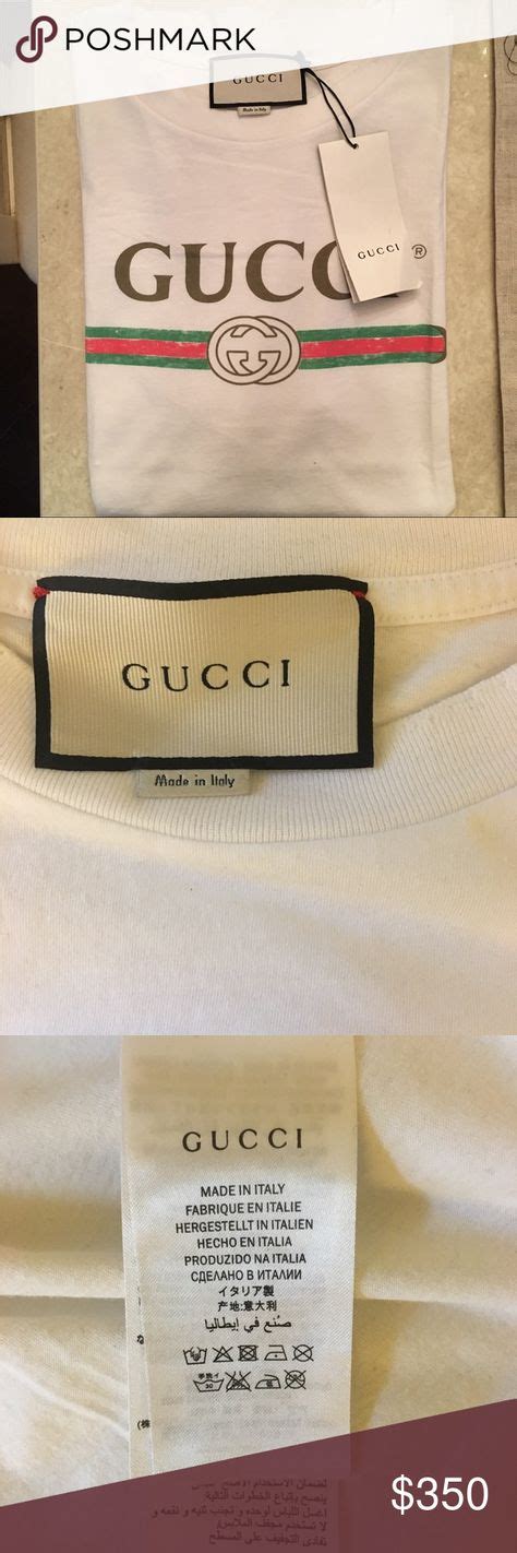 gucci tag on shirt|authentic gucci.